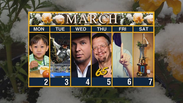 Calendar Week Of March 2 CBS News