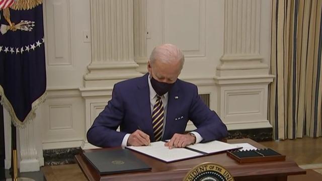 Biden seeks GOP approval for relief bill 