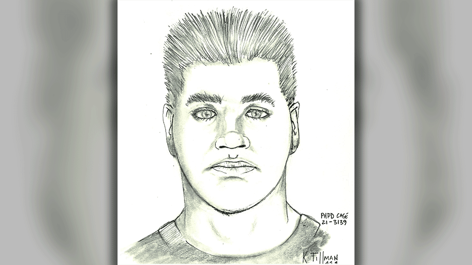 Pleasant Hill Police Sketch of Stabbing Suspect 