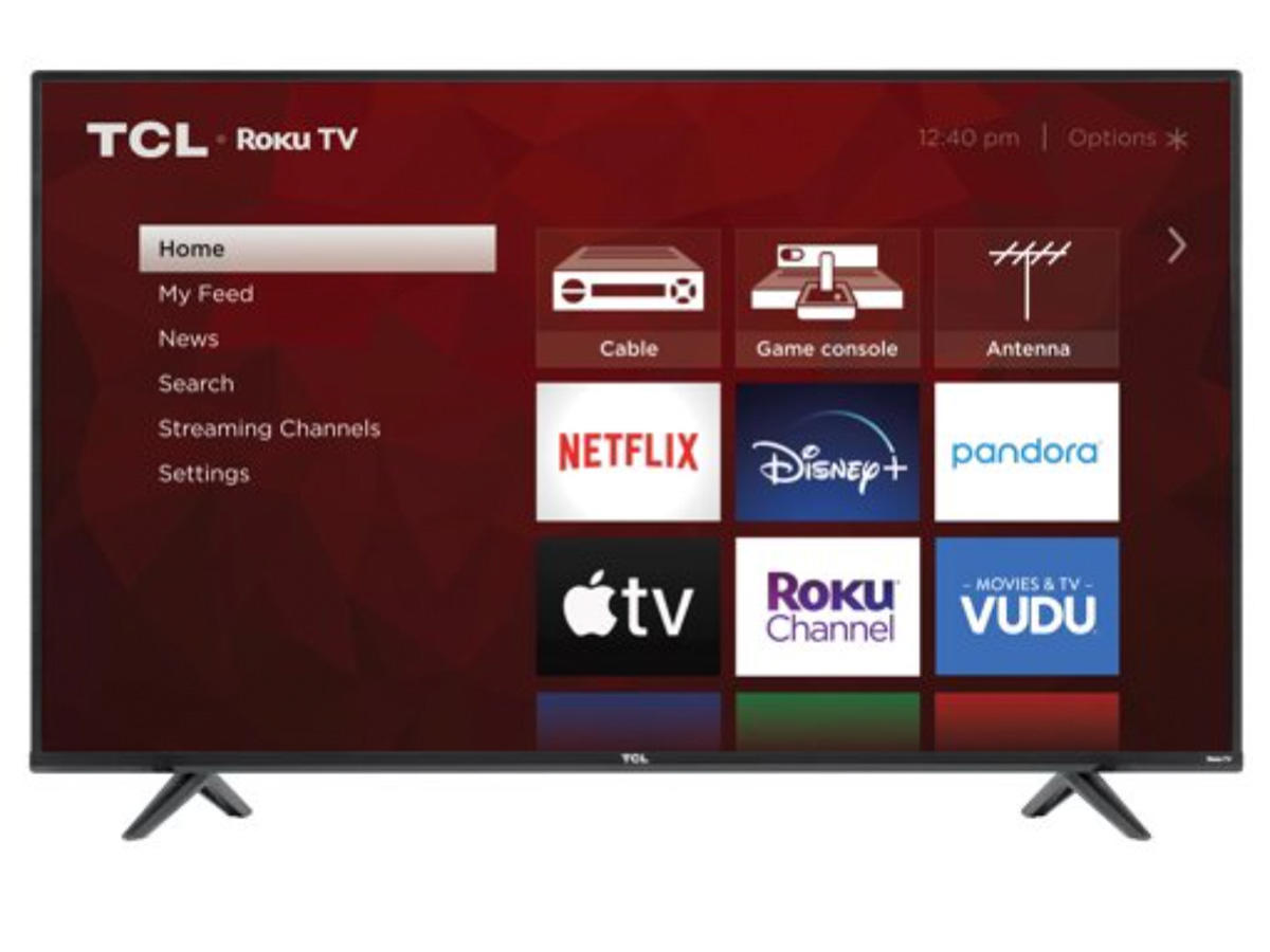 TCL 55-inch 4K smart TV with Roku 