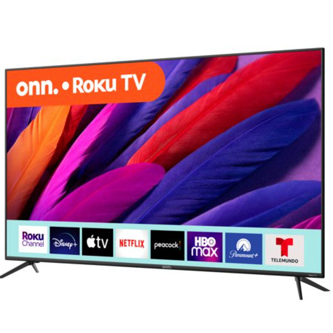 onn. 70-inch class 4K smart TV with Roku 