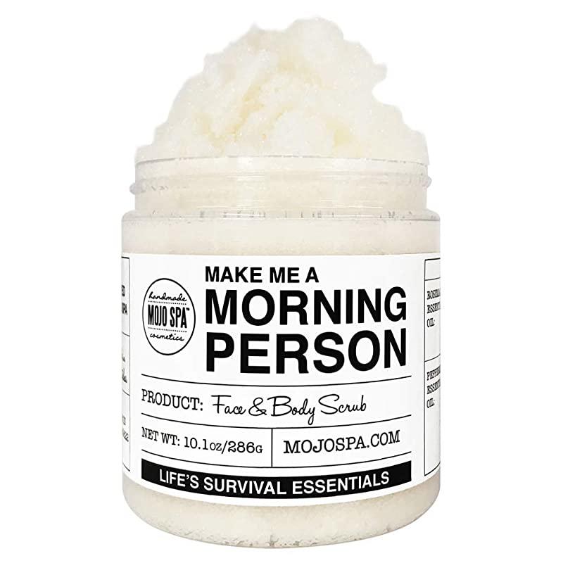 Mojo Spa Make Me a Morning Person face and body scrub 