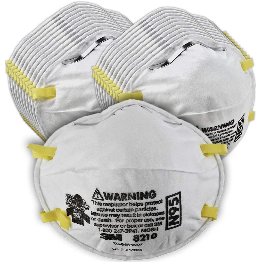 Personal protective equipment 3M Respirator 8210 