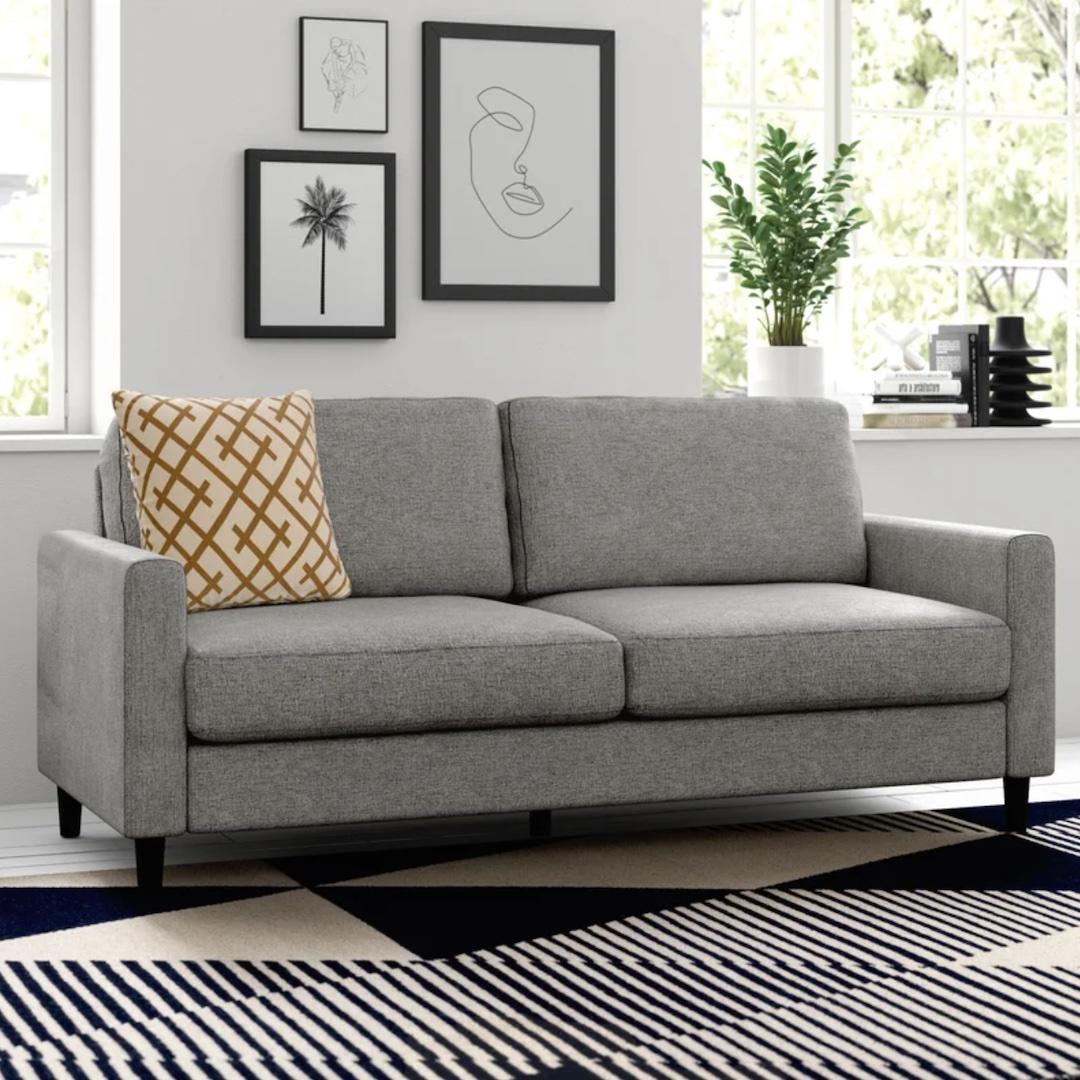Sofa with square armrests Cazenovia 