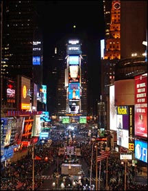 Times Square Anniversary CBS News
