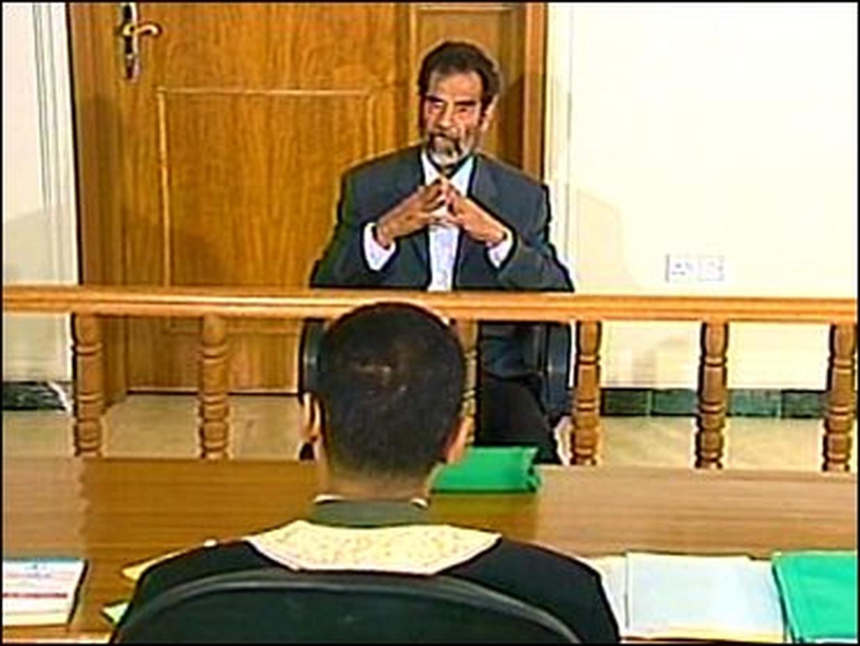 Saddam In Court Photo 16 Pictures CBS News