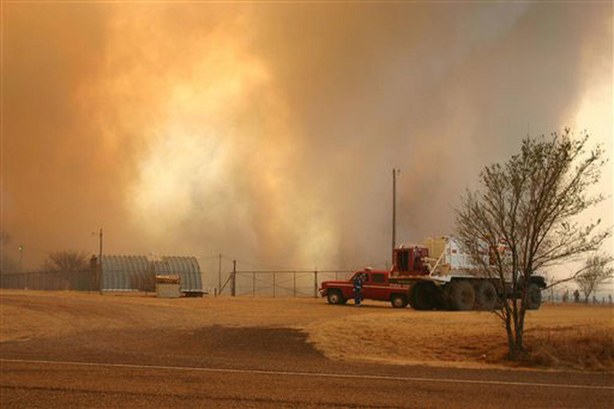 Texas Wildfires Photo 11 CBS News