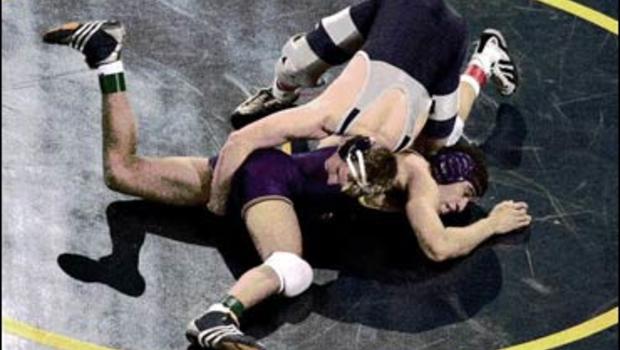 Dad Tosses Son S Wrestling Partner Cbs News