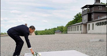 Obama Visits Buchenwald Concentration Camp Cbs News