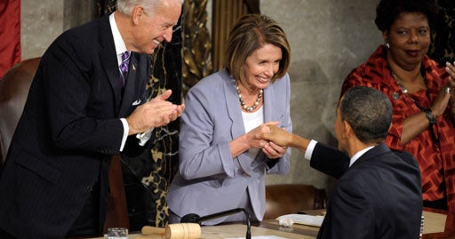 Biden and Pelosi at State of the Union Address 2010 8x10 Photo L-115 Obama