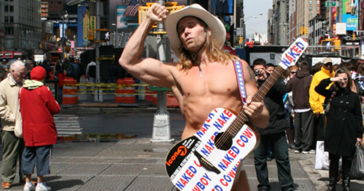 Sandy Kane, "Naked Cowgirl," Feuding with NYC "Naked Cowboy&...
