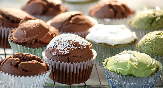 Kelly Kough&amp;amp;amp;amp;#39;s sugar-free, gluten-free cupcakes. 