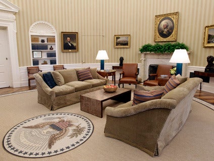 S Oval Office Gets A Makeover Cbs News S Oval Office Gets A Makeover