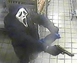 "Scream" Mask-wearing Bandit Attempts NY Robbery