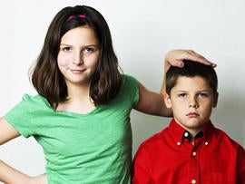 big sister, hand, boy, parenting, sibling rivalry, siblings, generic, 4x3