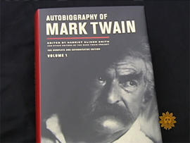 "The Autobiography of Mark Twain," now published one hundred years after the humorist's death.