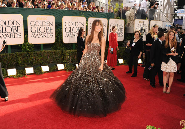Olivia Wilde at the Golden Globes 