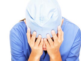 surgeon is burnt out