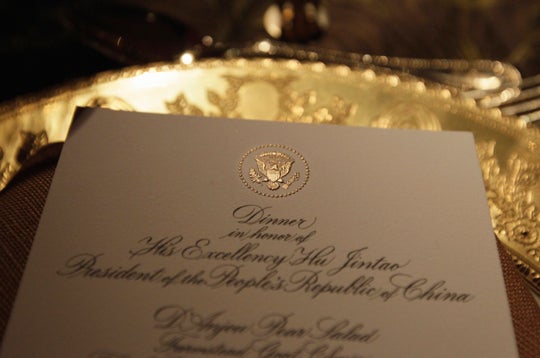 White House State Dinner CBS News