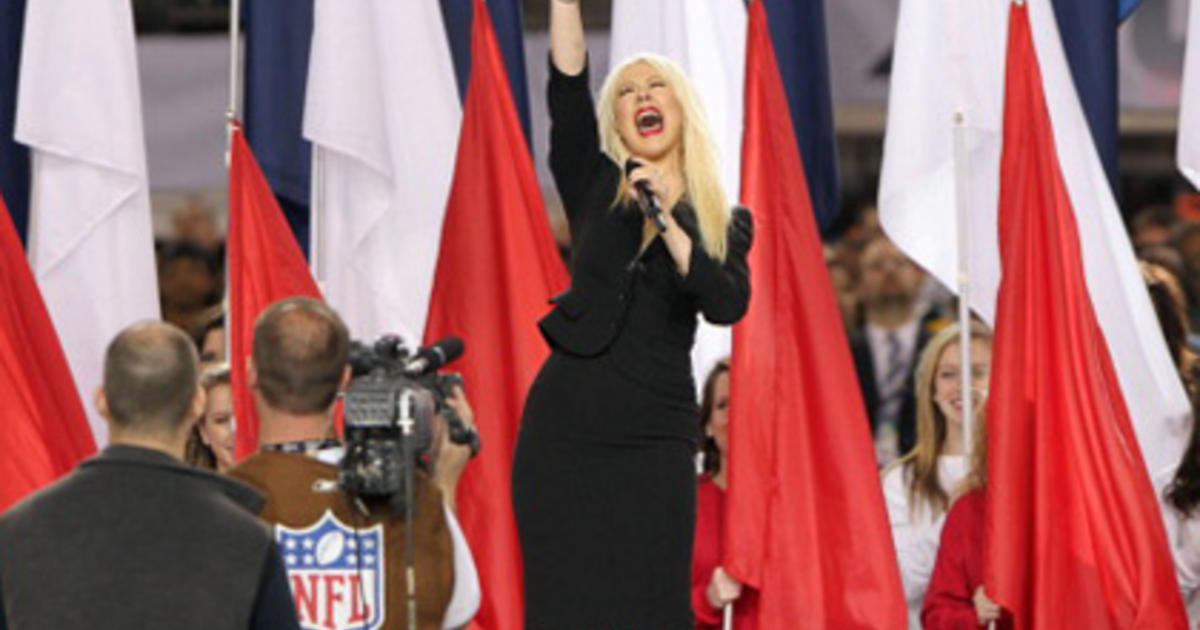 Christina Aguilera Messed Up National Anthem In Super Bowl CBS Chicago
