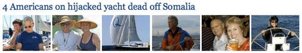 4 Americans on hijacked yacht dead off Somalia