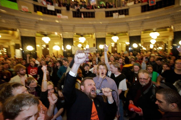 Wisconsin, protests 