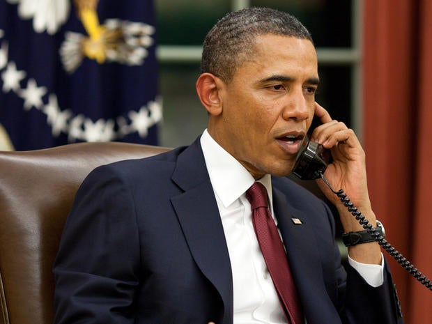 President Obama in the Situation Room