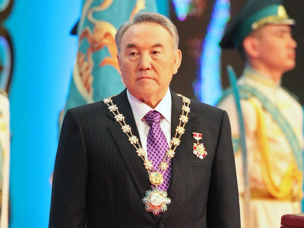 Kazakh President Nursultan Nazarbayev 