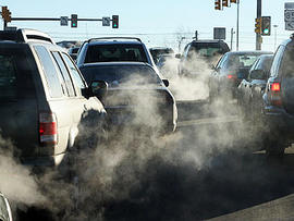 exhaust fumes