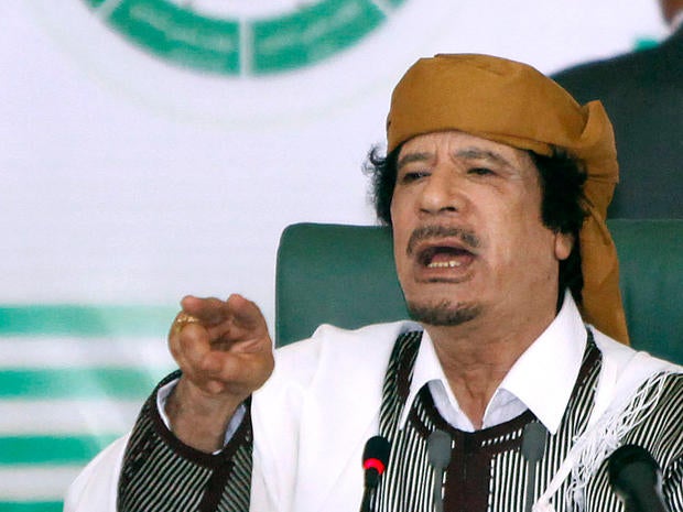 ICC issues arrest warrant for Qaddafi