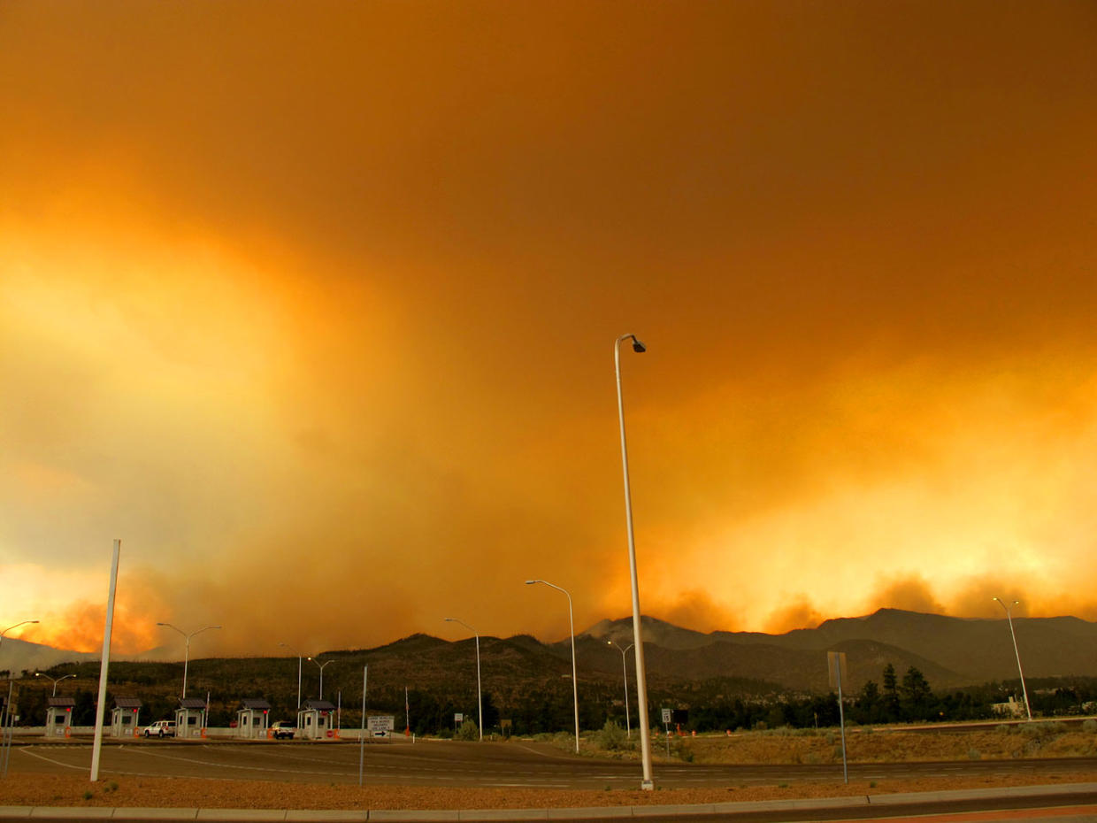 The Los Alamos Fire CBS News   Los Alamos Fire 3 