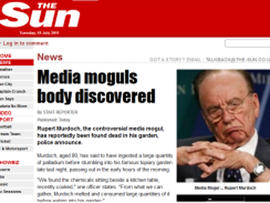 The Sun hacked