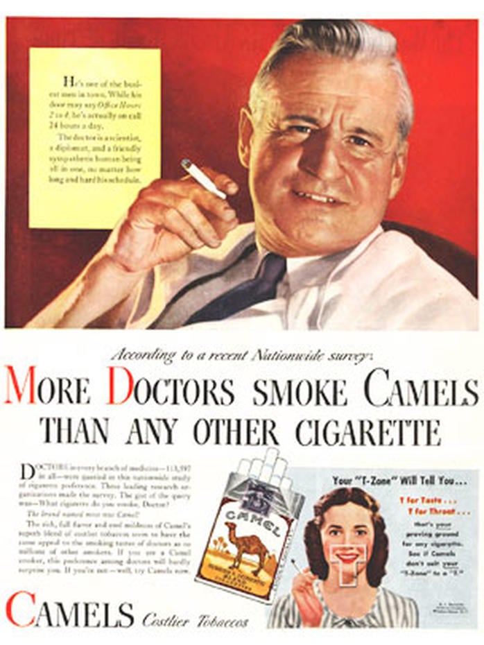 Blowing smoke: Vintage ads of doctors endorsing tobacco - Photo 3 - Pictures - CBS News