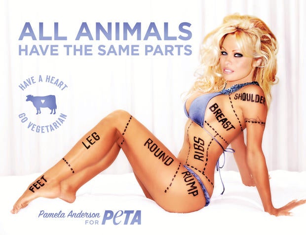 Pamela Anderson for PETA