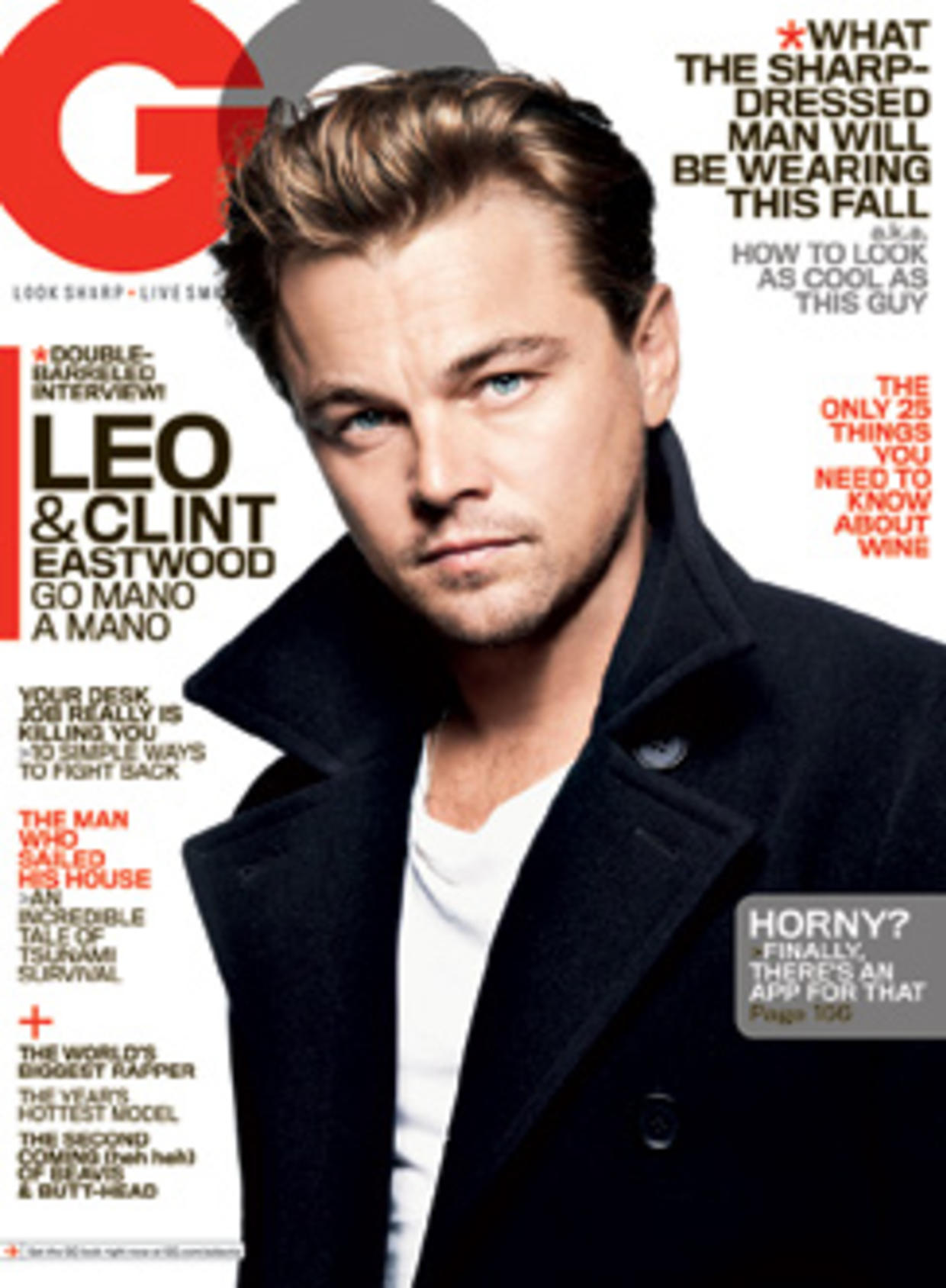 Leonardo DiCaprio on the cover of October's GQ - CBS News