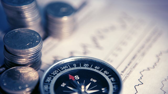 Compass and money on graphs