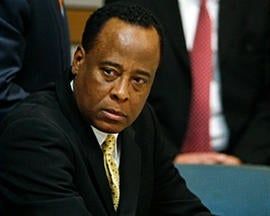 Michael Jackson doctor Conrad Murray's phone footprints on display