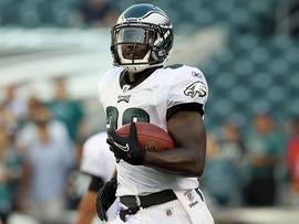 PHILADELPHIA, PA - AUGUST 11: Ronnie Brown #36 of the Philadelphia Eagles warms up before playing against the Baltimore Ravens in their pre season game on August 11, 2011 at Lincoln Financial Field in Philadelphia, Pennsylvania. (Photo by Jim McIsaac/Getty Images)