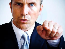 negotiator, boss, pointing, stern, firm, stock, 4x3, dealmaker