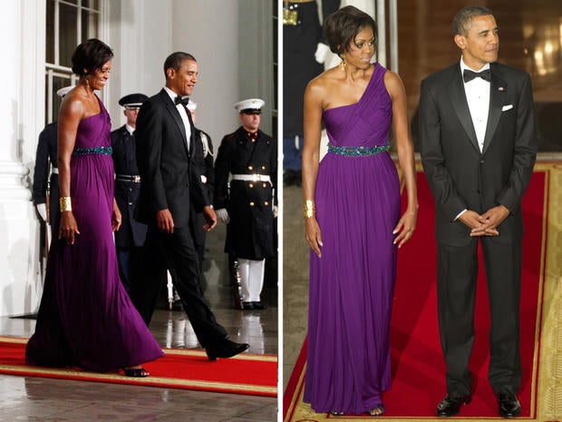 Mrs. Obama's best evening looks  