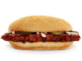 McRib, McDonald's