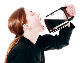 coffee, woman, stock, 4x3
