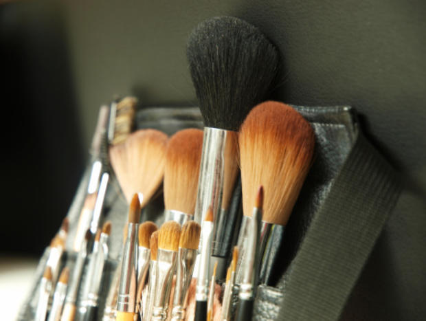 Make Up Brushes Ready To Be Used 