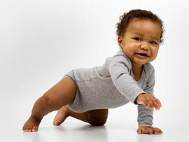baby, crawling, reaching, stock, 4x3