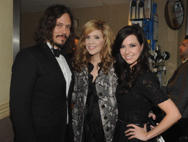 The Civil Wars backstage at the 10th Americana Music Association Honors And Awards. 