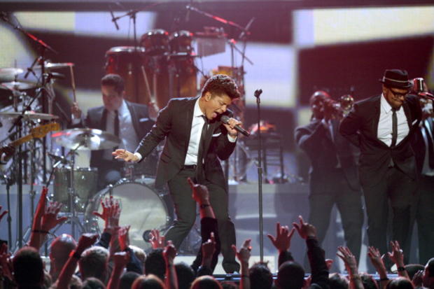 Bruno Mars performs at the 53rd Annual Grammy Awards. 