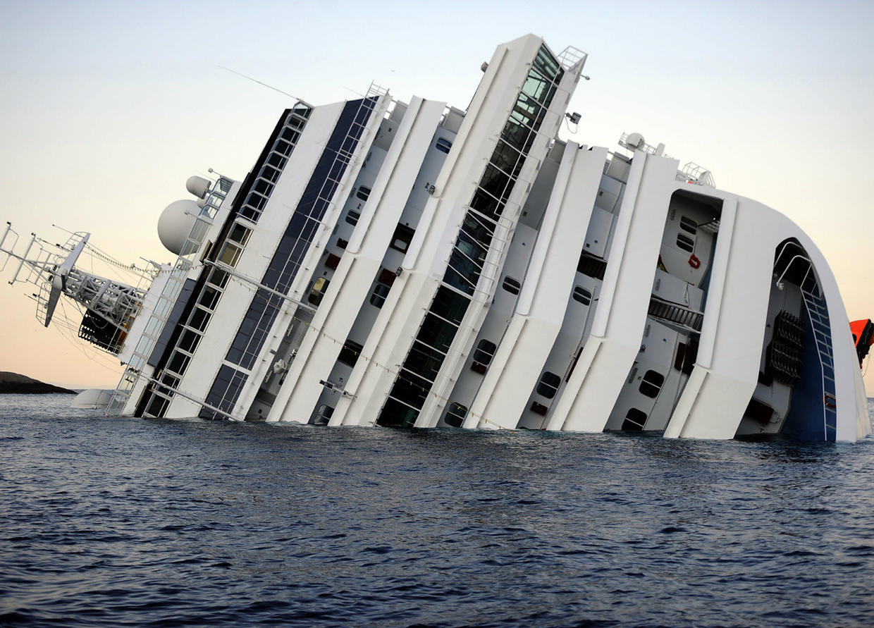 luxury cruise ship aground