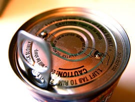 canned soup, can, bpa