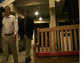 Rep. Quico Canseco of Texas (left) and Cory Gardner of Colorado heading in to host happy hour at the joint fundraiser