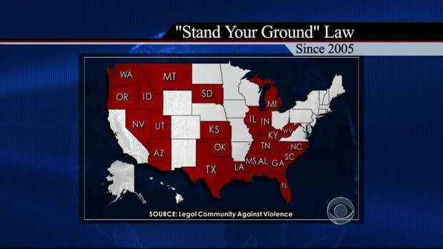 Stand Your Ground, map